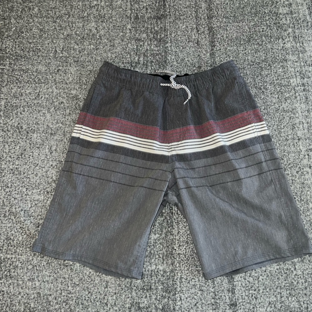 Boys Gray Hang Ten Board Vacation Springbreak Shorts sz‎ Large